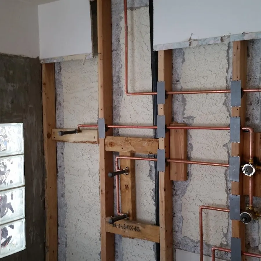 Copper pipe installation for Burst Pipe Repair in Trinidad